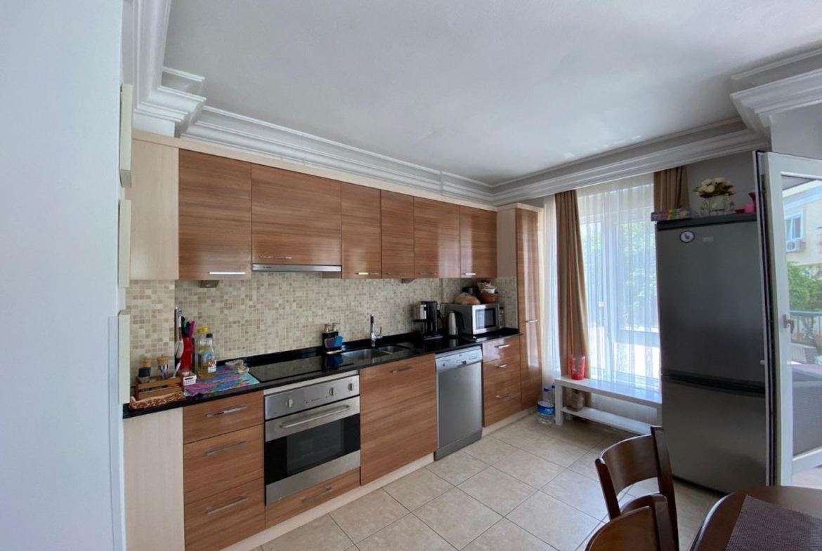 двухкомнатная квартира в сданном ЖК в Центре Алании