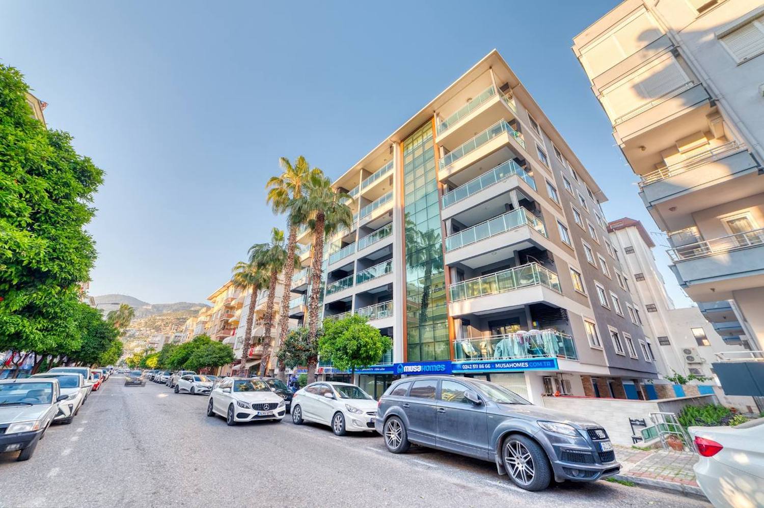 квартира 2+1 с ремонтом в Центре Алании