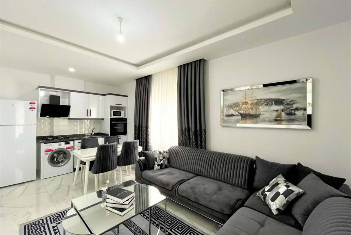 квартира 1+1 в районе Махмутлар в сданном ЖК Best Life 8