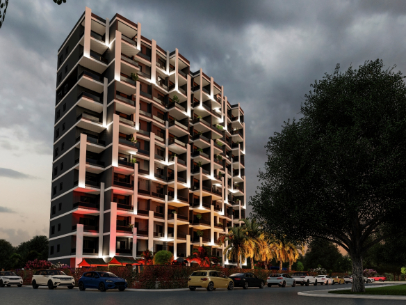 Квартира 1+0 от застройщика в Мерсине район Эрдемли