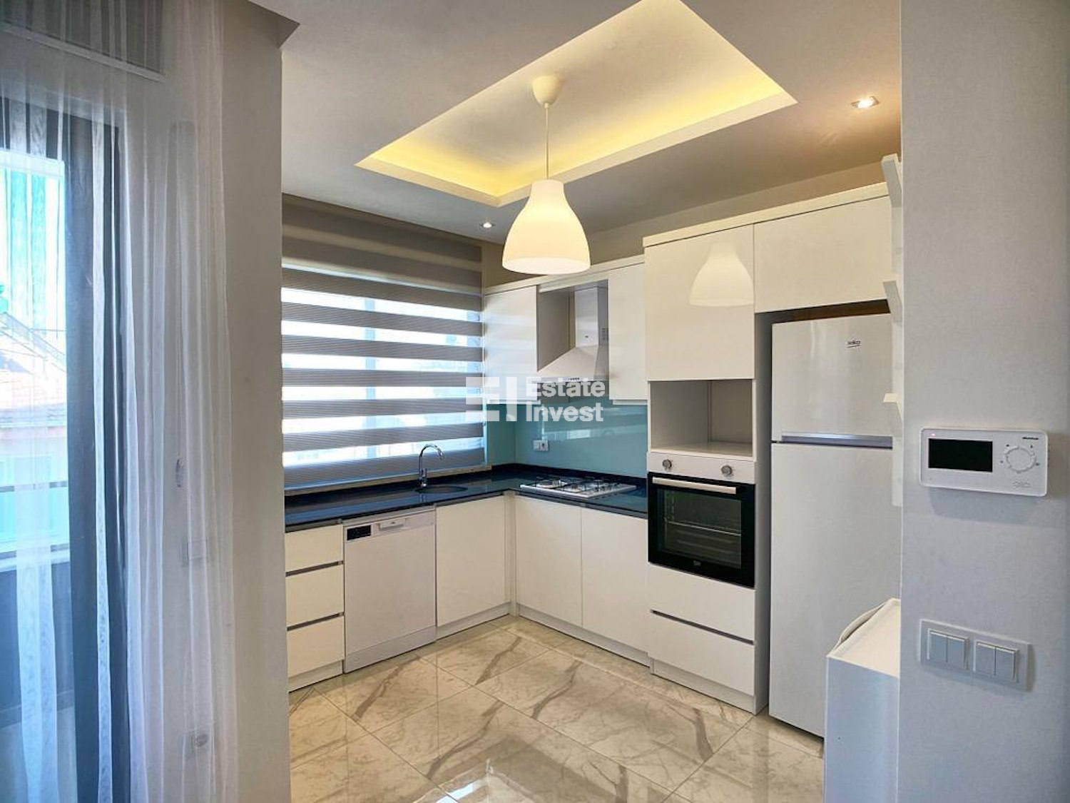 купить дуплекс 2+1 в новом ЖК в Центре Алании