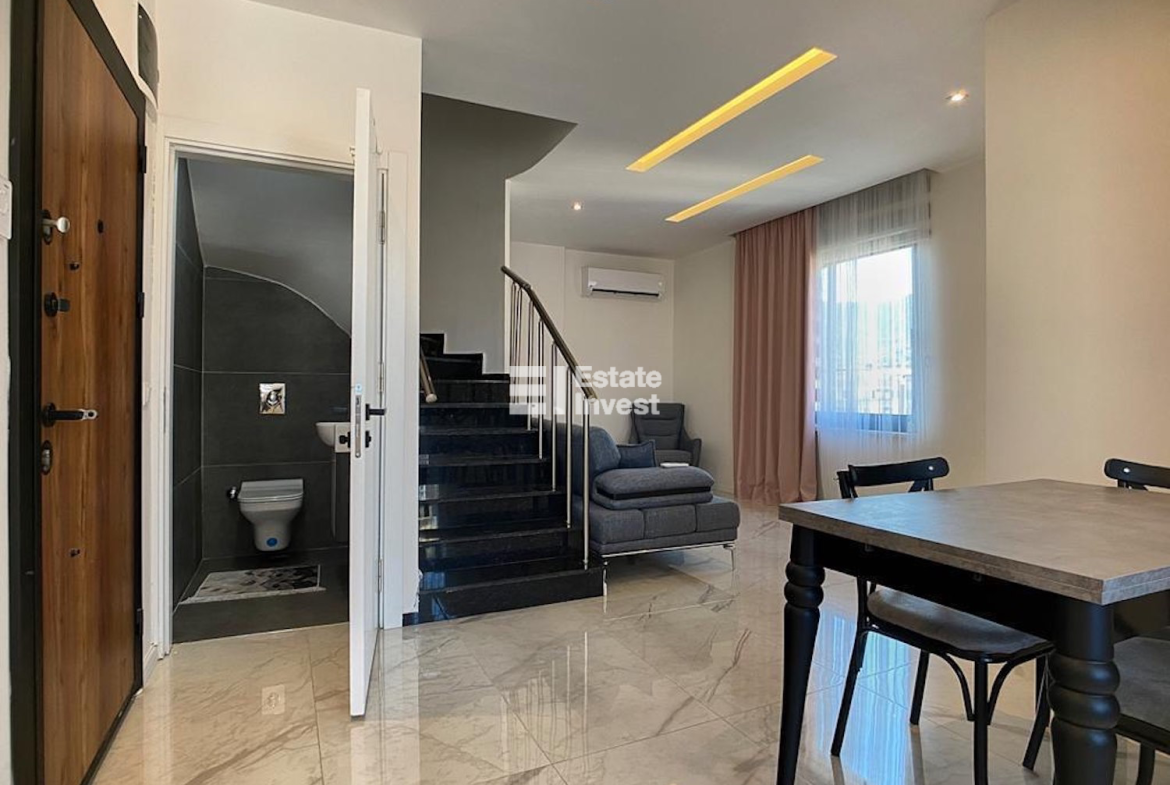 купить дуплекс 2+1 в новом ЖК в Центре Алании