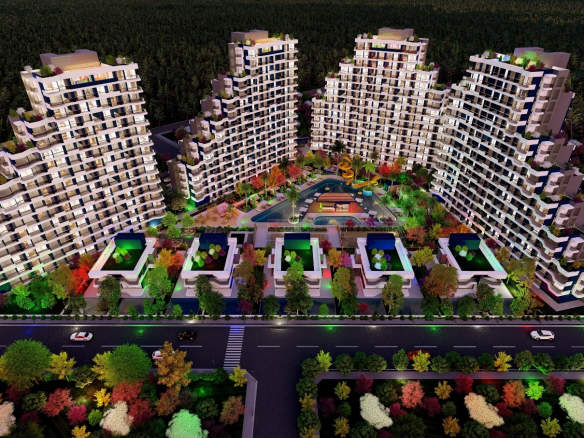 Квартира 1+1 от застройщика в Мерсине район Томюк