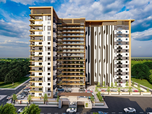 Квартира 2+1 от застройщика у моря в Мерсине район Томюк