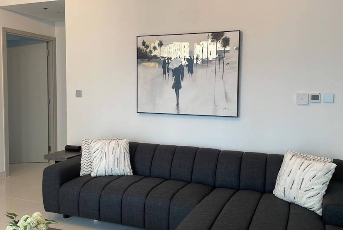 арендовать апартаменты в Дубае в садом на море на высоком этаже