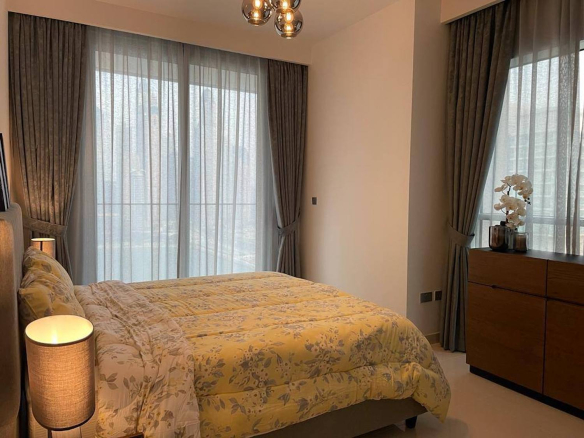 арендовать апартаменты в Дубае в садом на море на высоком этаже