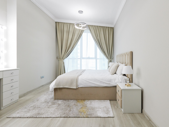 купить апартаменты в сданном комплексе в Дубае с видом на море