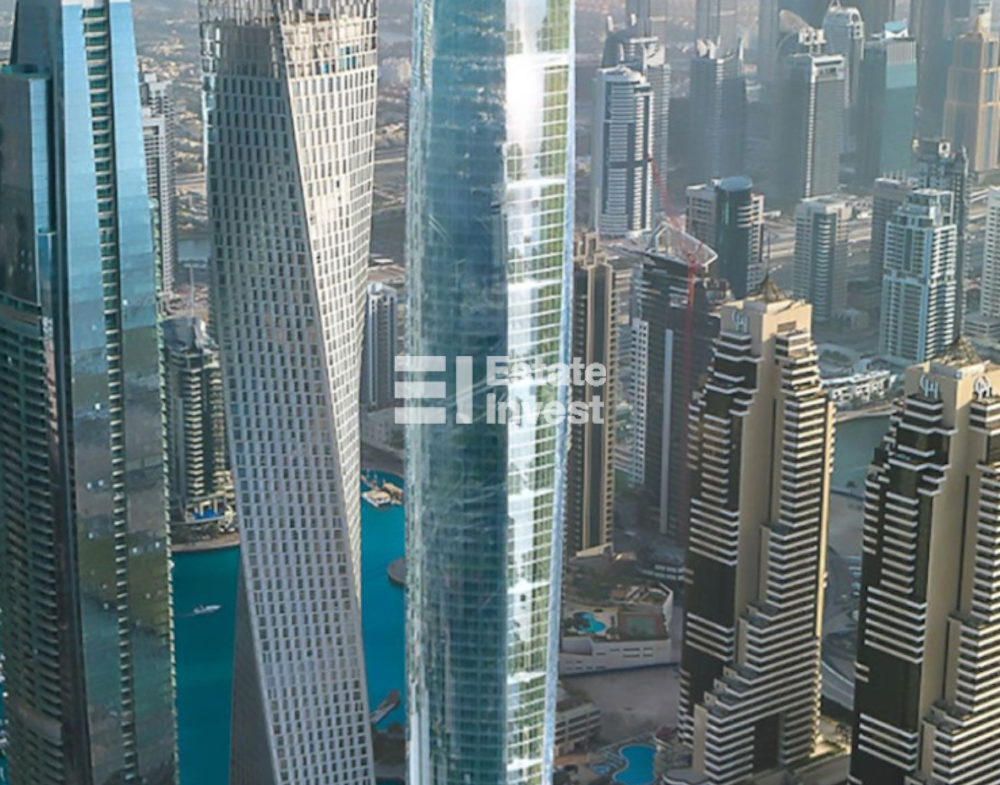 купить гостиничный номер в районе Dubai Marina с видом на море Дубай