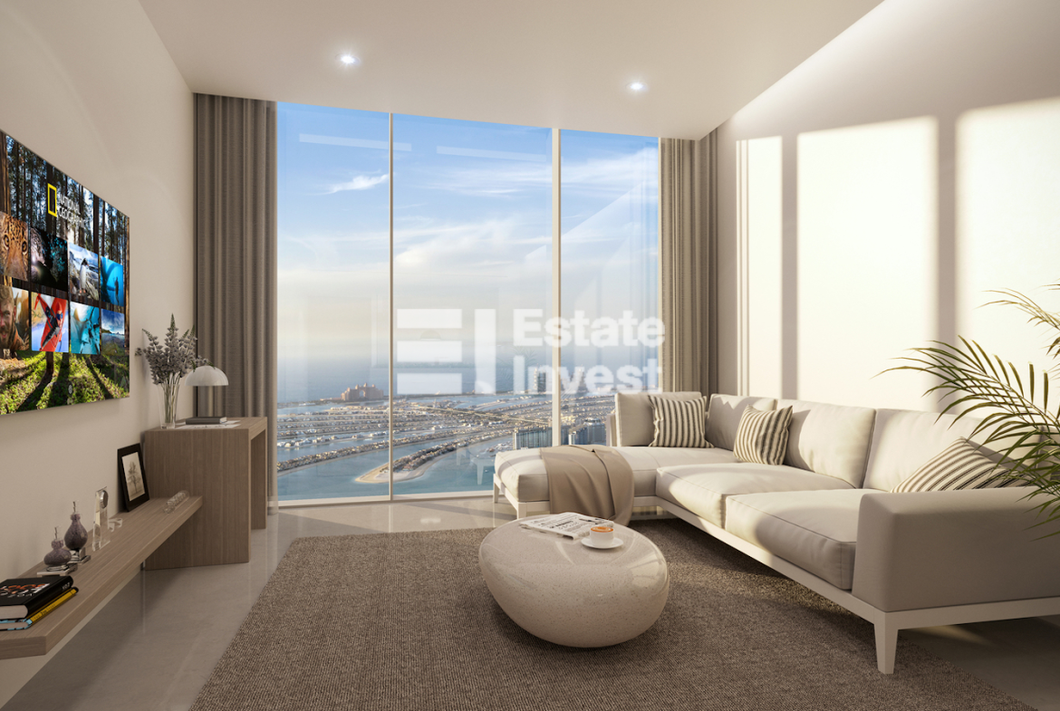 купить гостиничный номер в районе Dubai Marina с видом на море Дубай