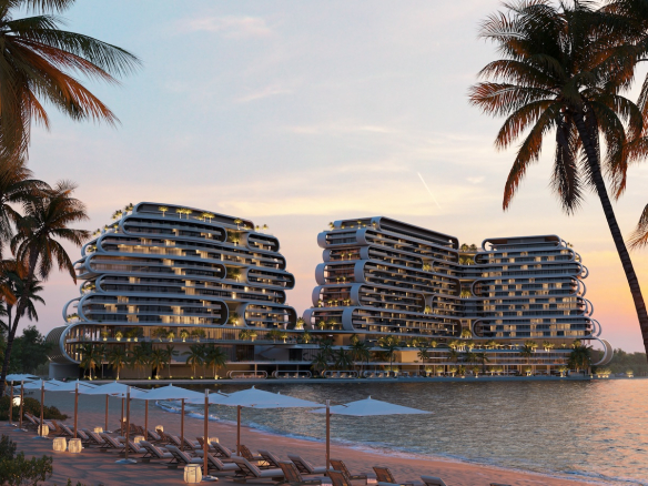 Апартаменты в ЖК JW MARRIOTT AL MARJAN с видом на море