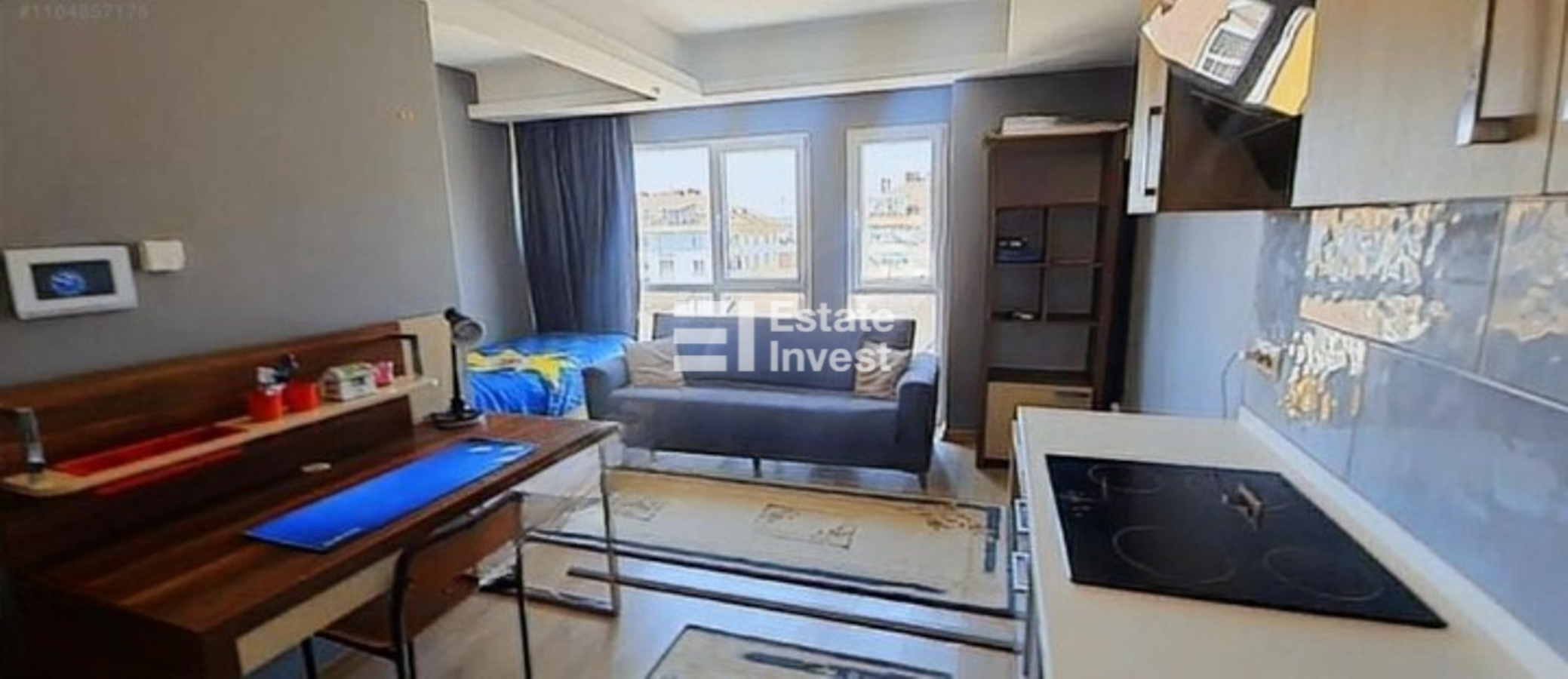 1+0 в сданном доме в Стамбуле