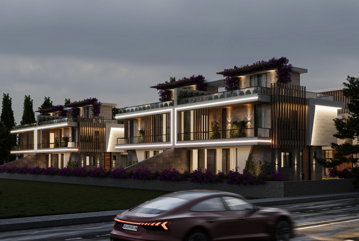 Вилла 4+1 от застройщика в Мерсине район Мезитли