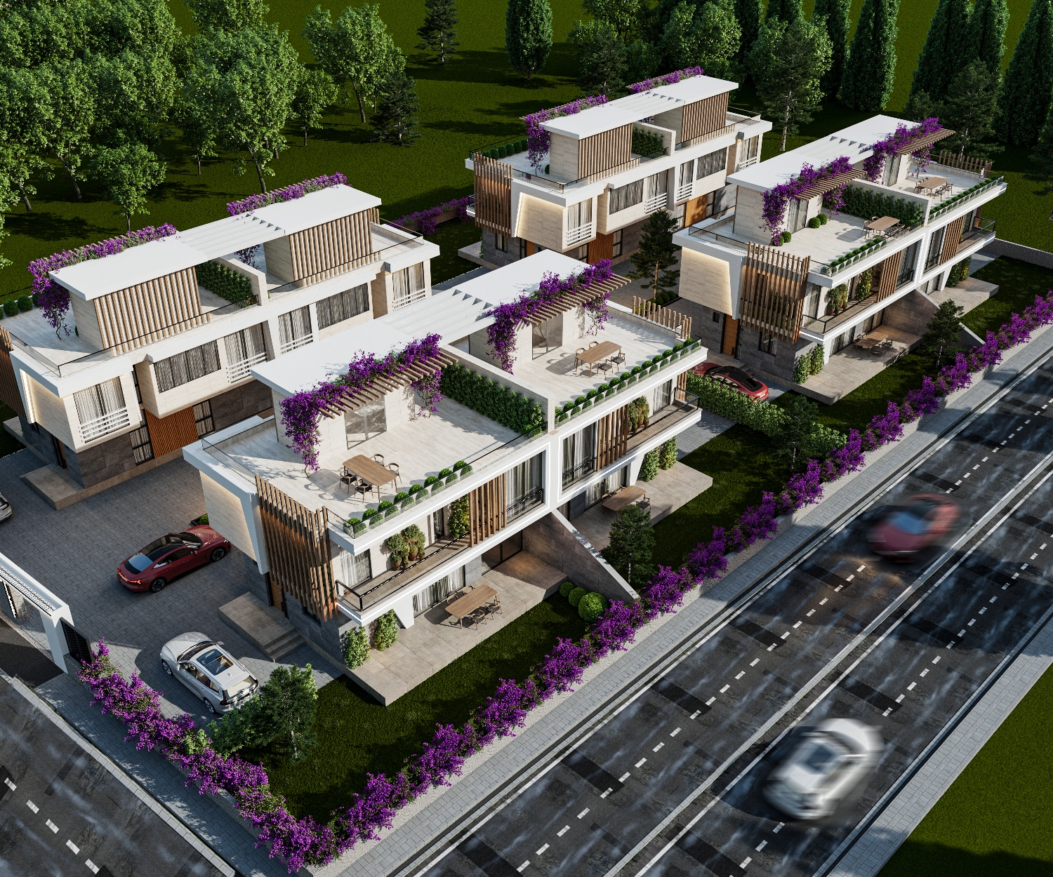 Вилла 4+1 от застройщика в районе Мезитли Соли