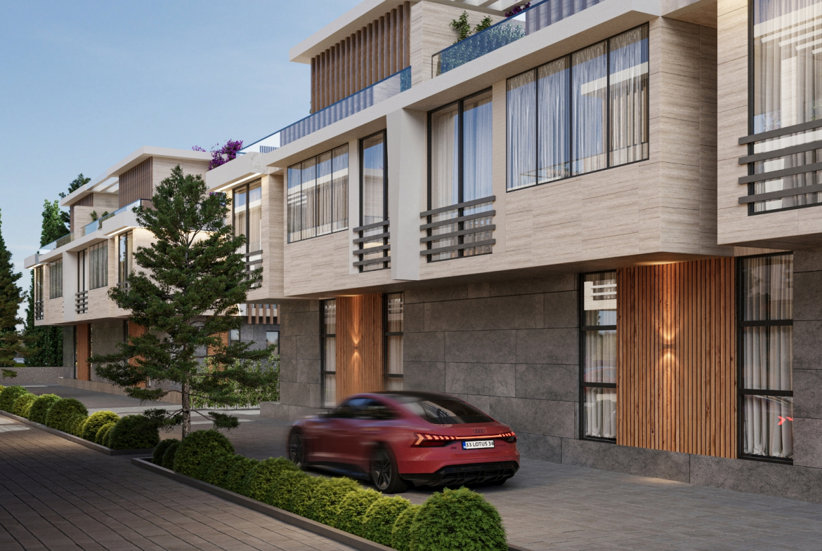 Вилла 4+1 от застройщика в районе Мезитли Соли