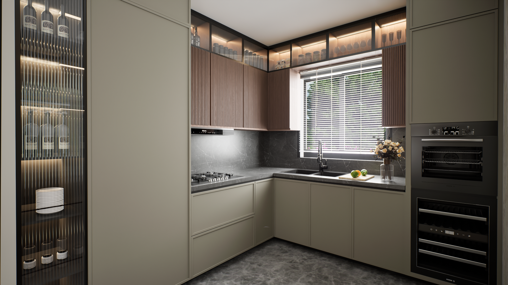 Вилла 4+1 от застройщика в районе Мезитли Соли