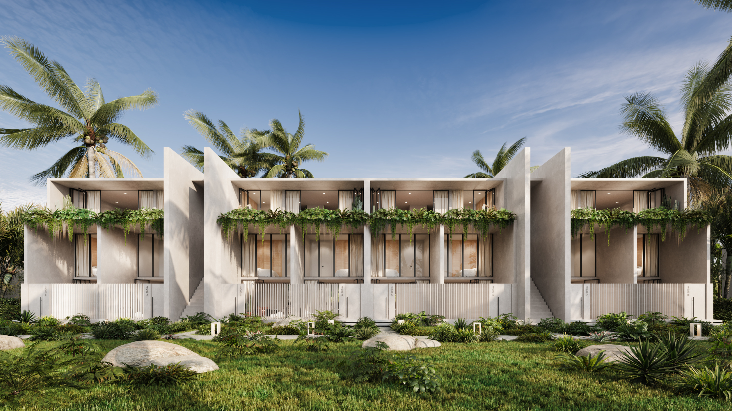 таунхаус 3 br от застройщика Бали