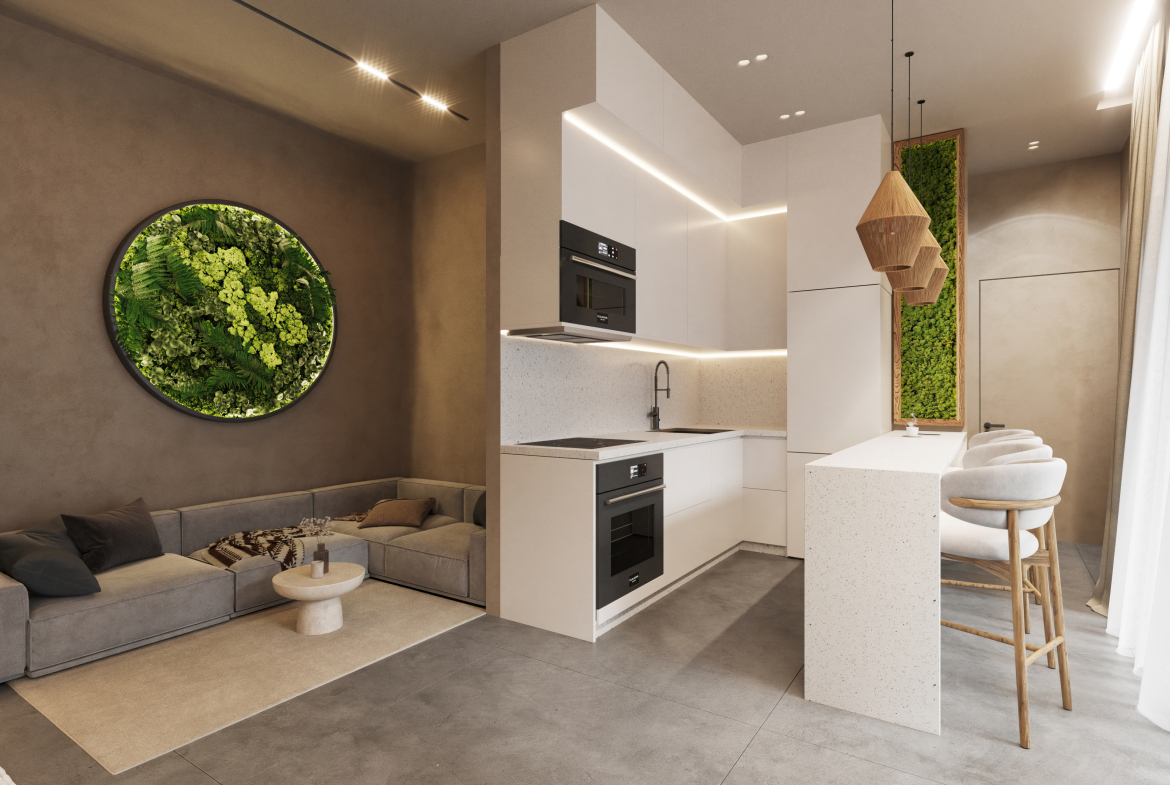 апартаменты 1 br studio от застройщика Бали