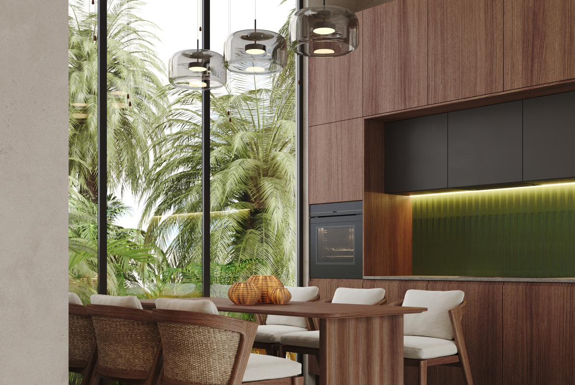 таунхаус 2 br от застройщика Бали