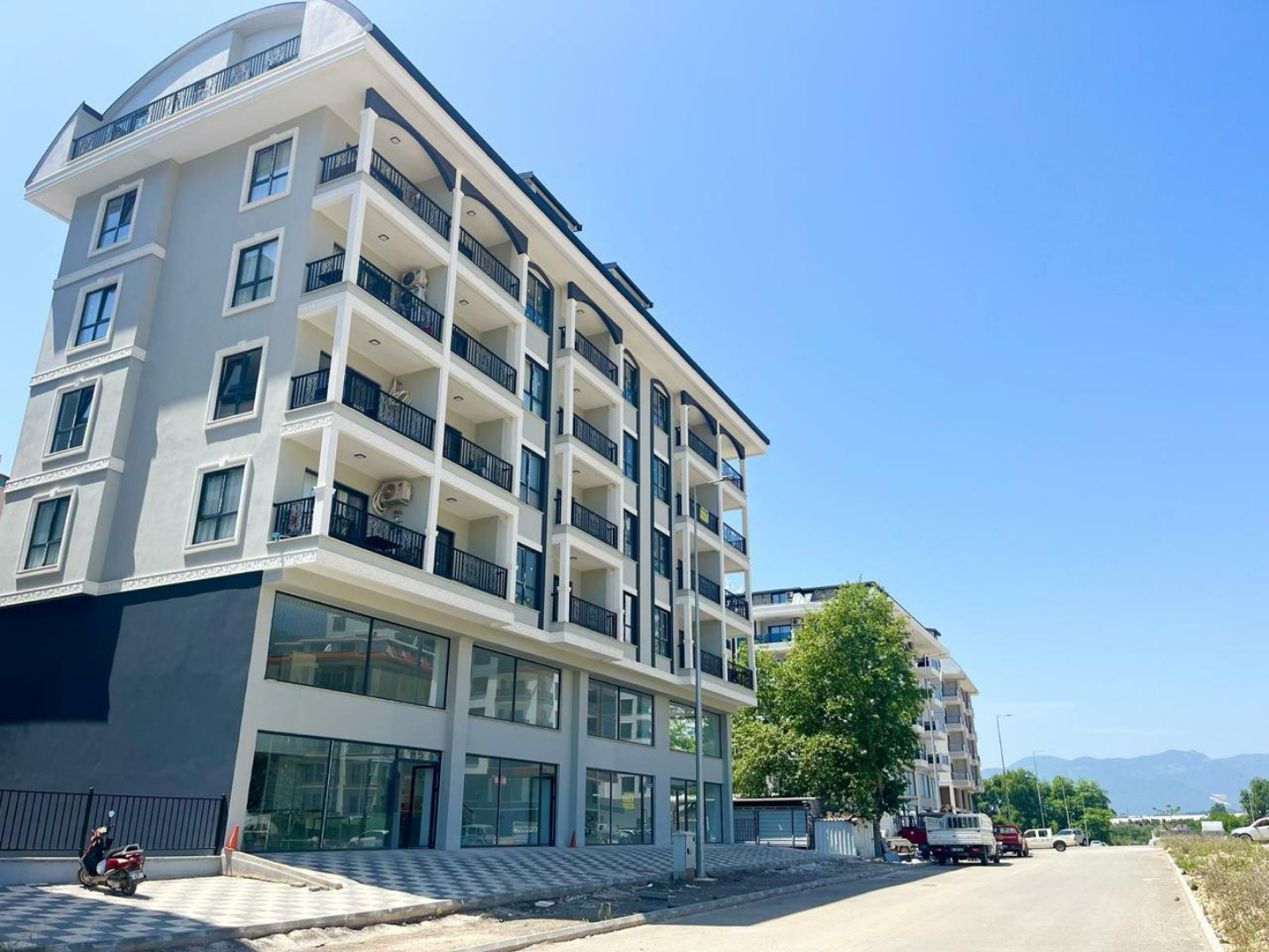 квартира 1+1 с отделкой в районе Махмутлар