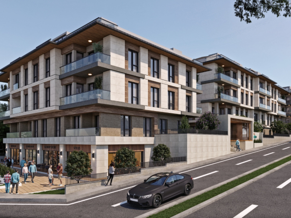 квартира от застройщика в сданном доме с видом на море, Стамбул