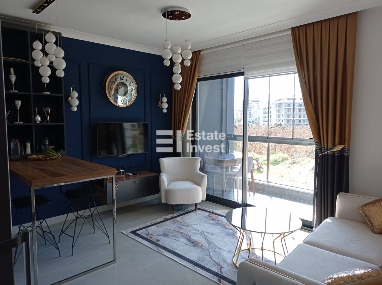 купить однокомнатную квартиру возле моря, Алания