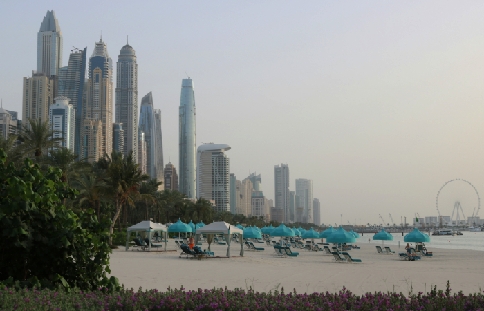 Пляжи Дубая в зимние месяцы