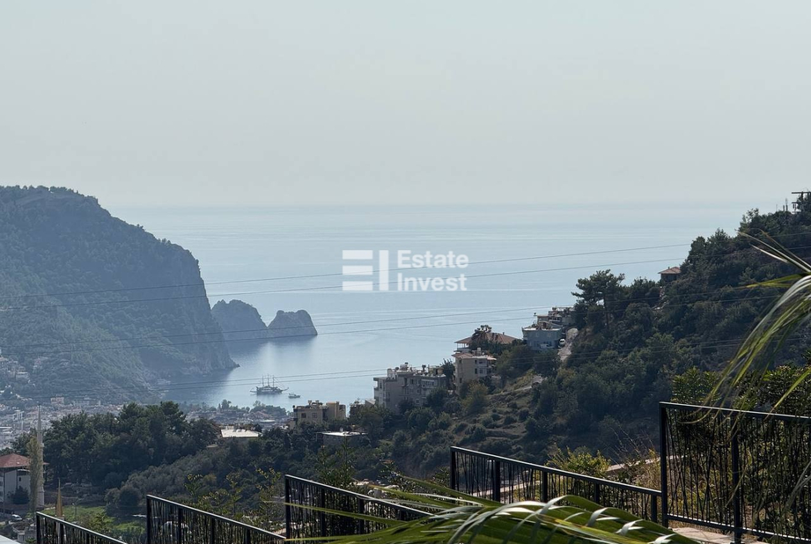 дуплекс 4+1 с собственным садом, Аланья