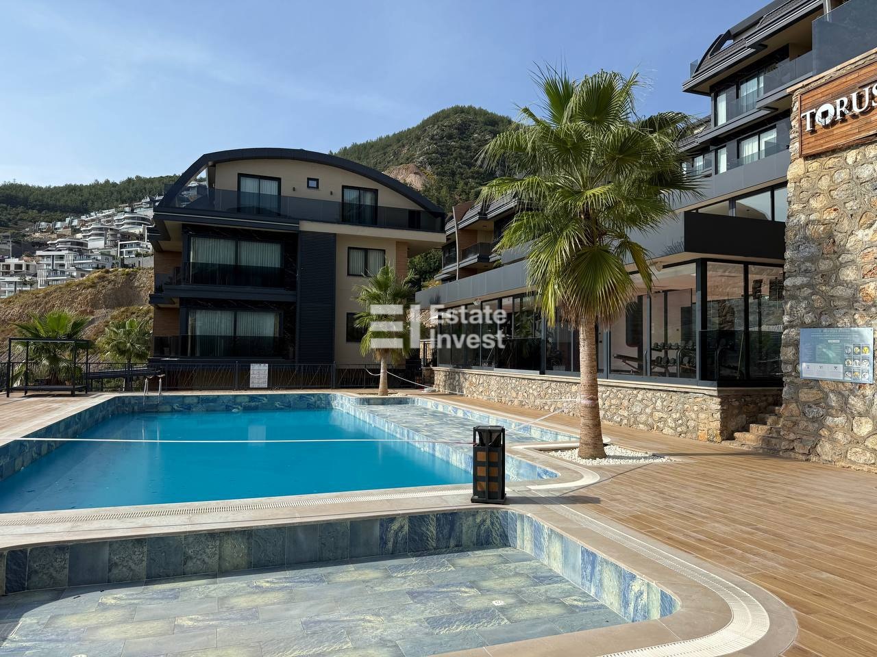 дуплекс 4+1 с собственным садом, Аланья