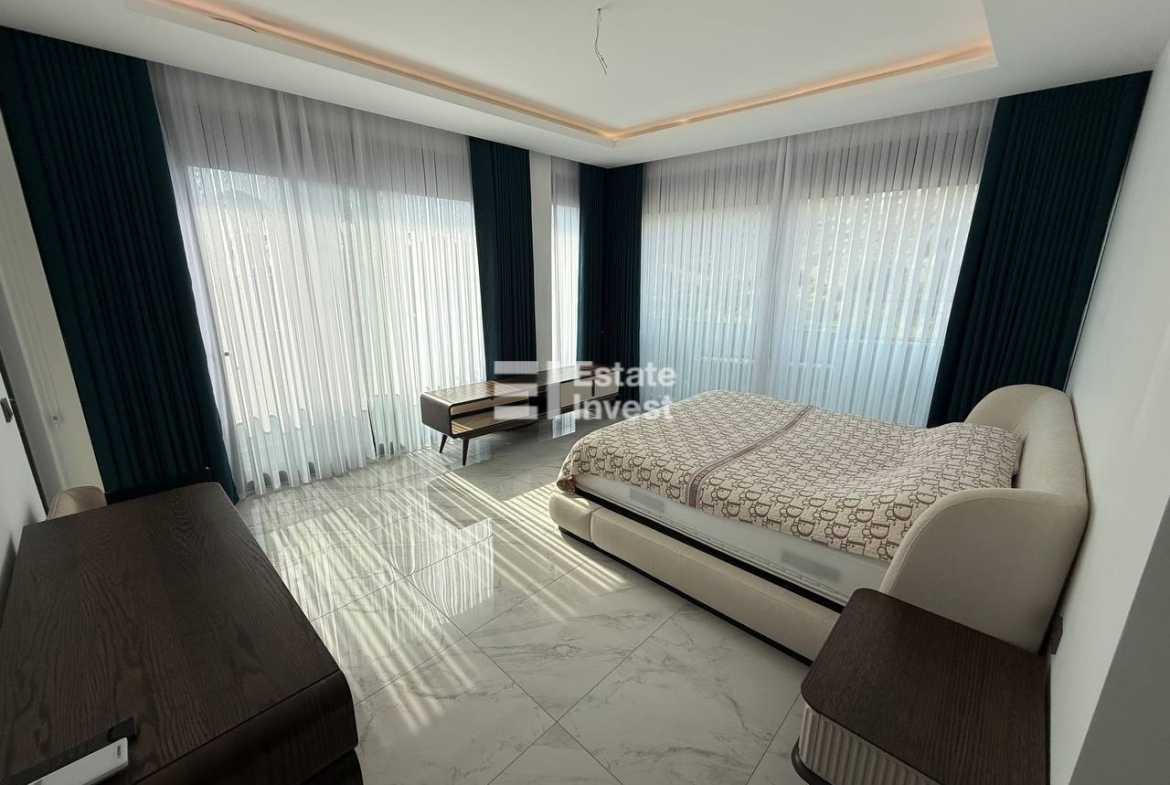 дуплекс 4+1 с собственным садом, Аланья