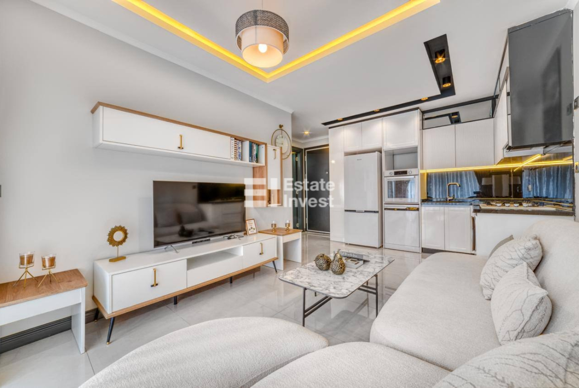 квартира 1+1 в премиальном жилом комплексе клубного типа, Алания