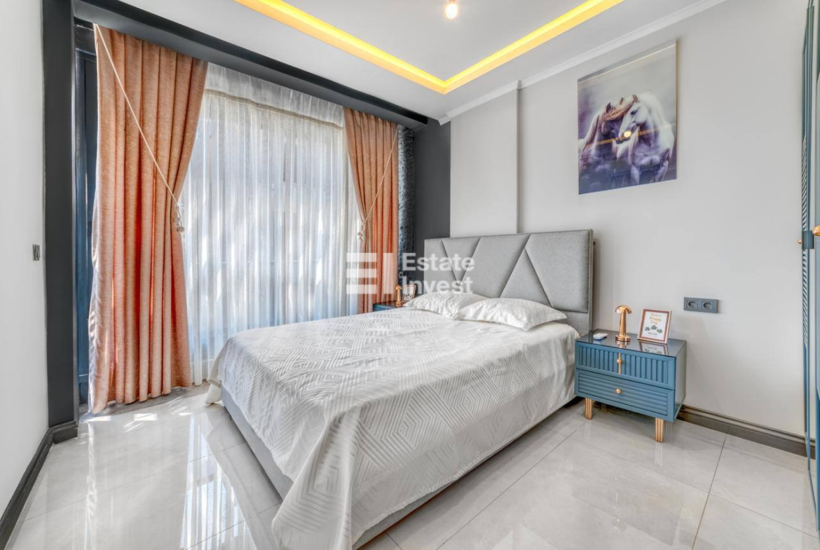 квартира 1+1 в премиальном жилом комплексе клубного типа, Алания