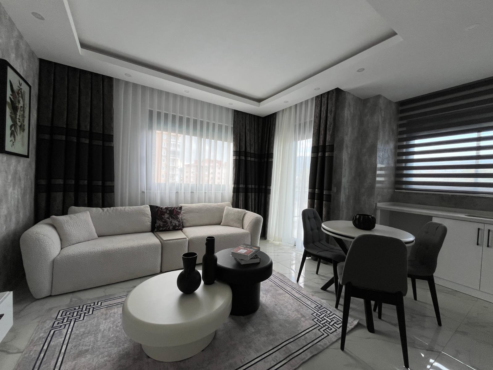 купить квартиру 1+1 в Алании, Тосмур