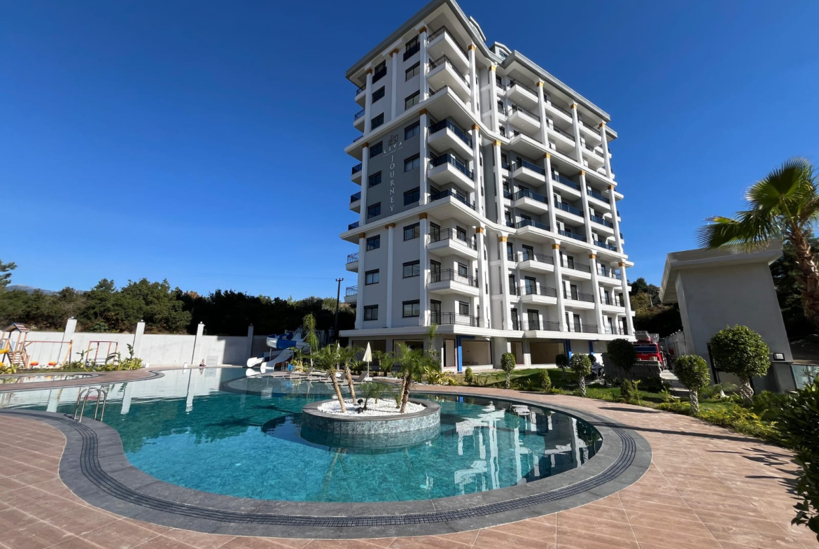 купить квартиру 1+1 в Алании, Тосмур