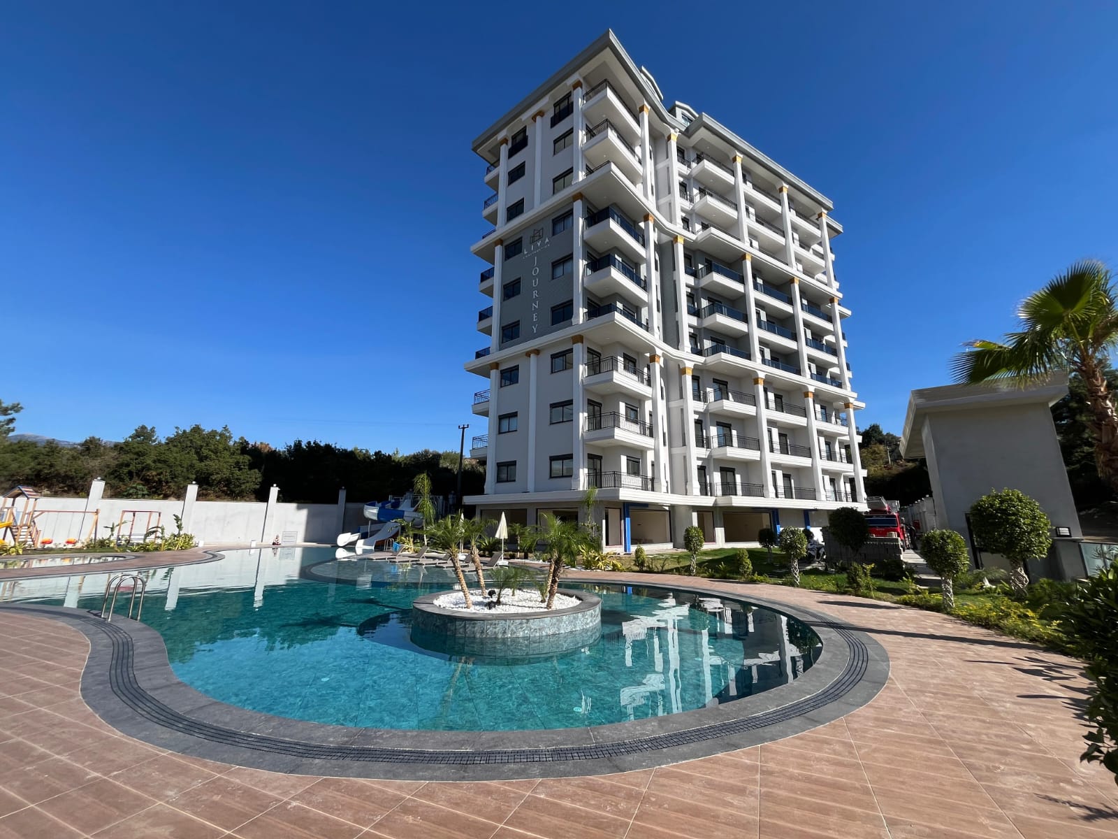 купить квартиру 1+1 в Алании, Тосмур