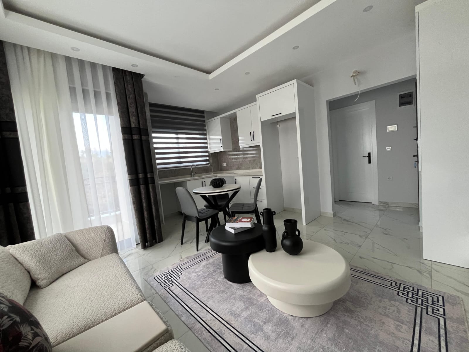 купить квартиру 1+1 в Алании, Тосмур