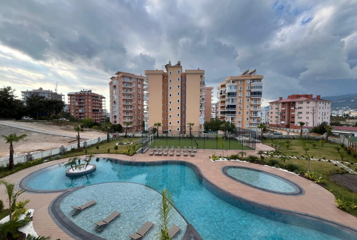 купить квартиру 1+1 в Алании, Тосмур