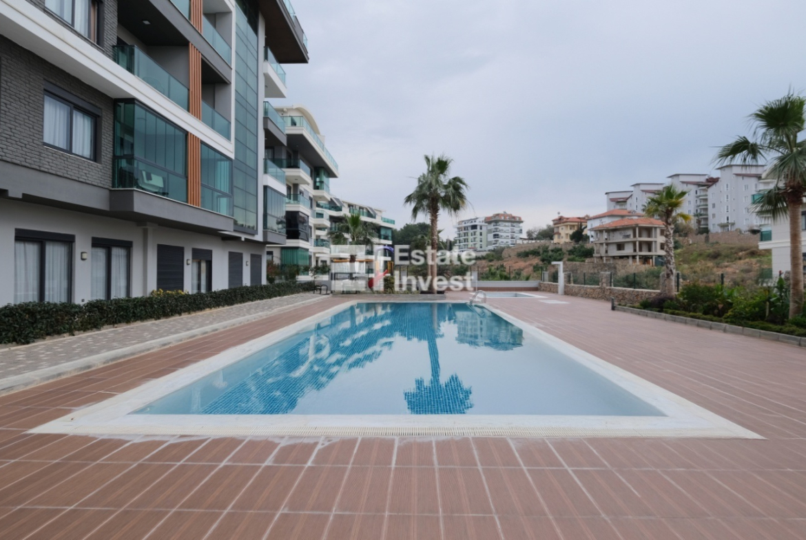 купить квартиру 1+1 в новом доме, Оба, Аланья