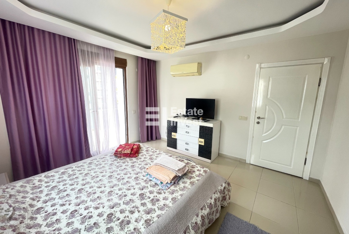 Аренда квартиры-дуплекса 3+1 в Махмутларе