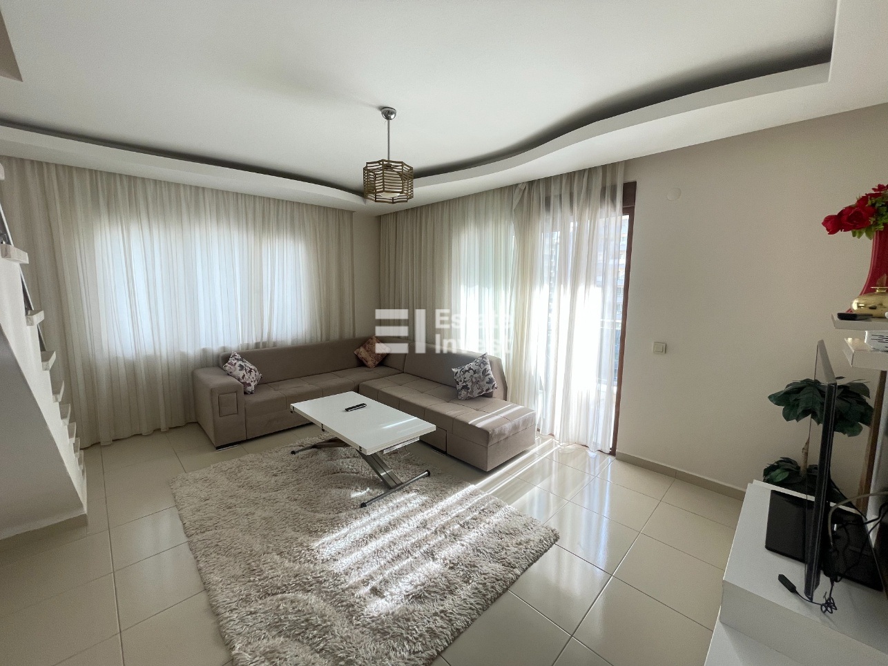 Аренда квартиры-дуплекса 3+1 в Махмутларе