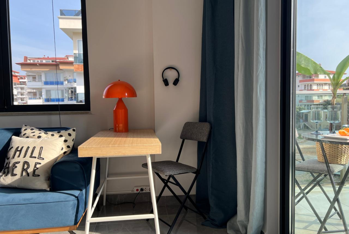 продажа квартиры 1+1 в районе Оба, доступен ВНЖ