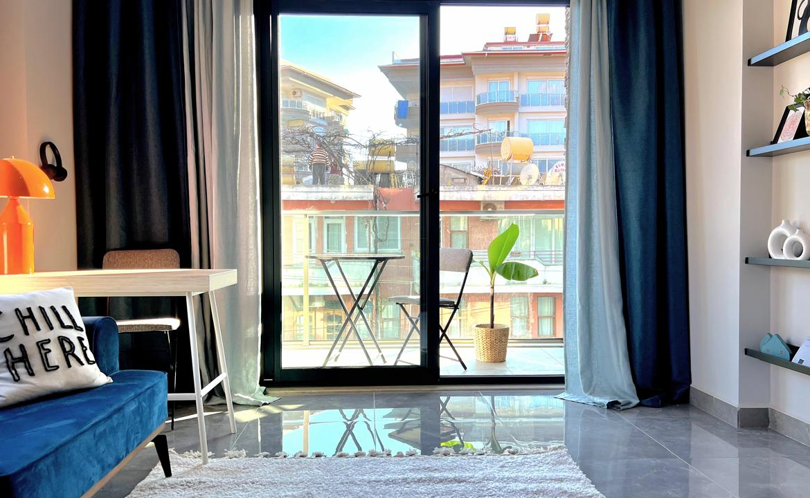 продажа квартиры 1+1 в районе Оба, доступен ВНЖ