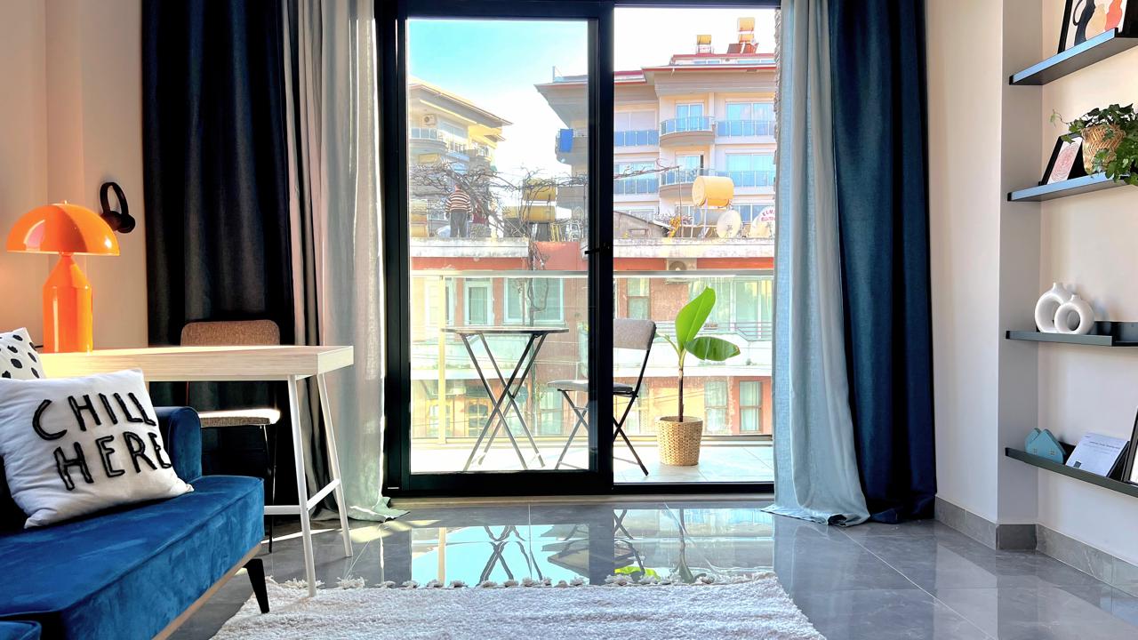 продажа квартиры 1+1 в районе Оба, доступен ВНЖ