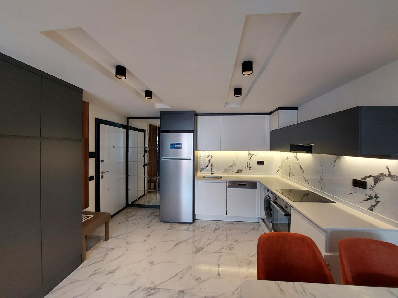 купить квартиру 1+1 с новым ремонтом в Центре Алании