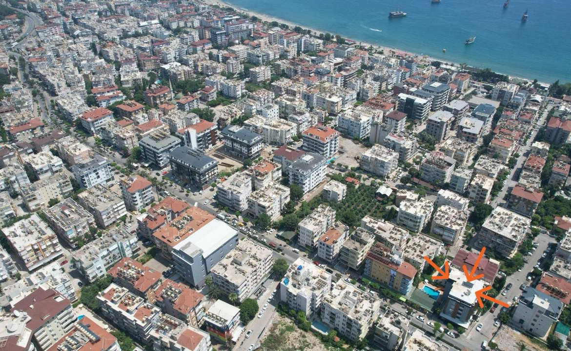 купить квартиру 1+1 с новым ремонтом в Центре Алании