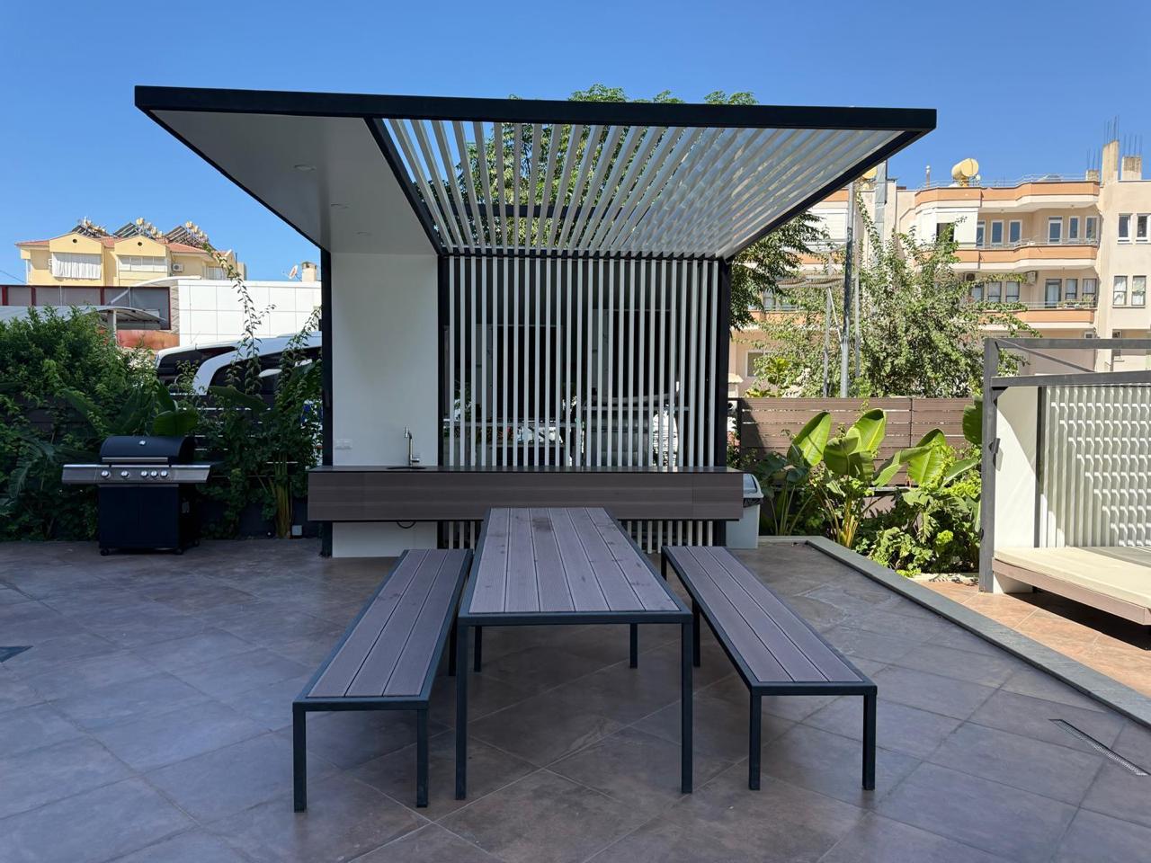 квартира 1+1 с отделкой, комплекс с инфраструктурой 5*, Центр Алании