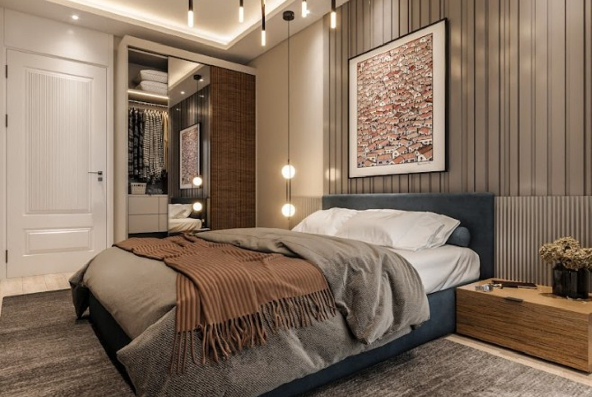 Квартира в Мерсине с видом на море