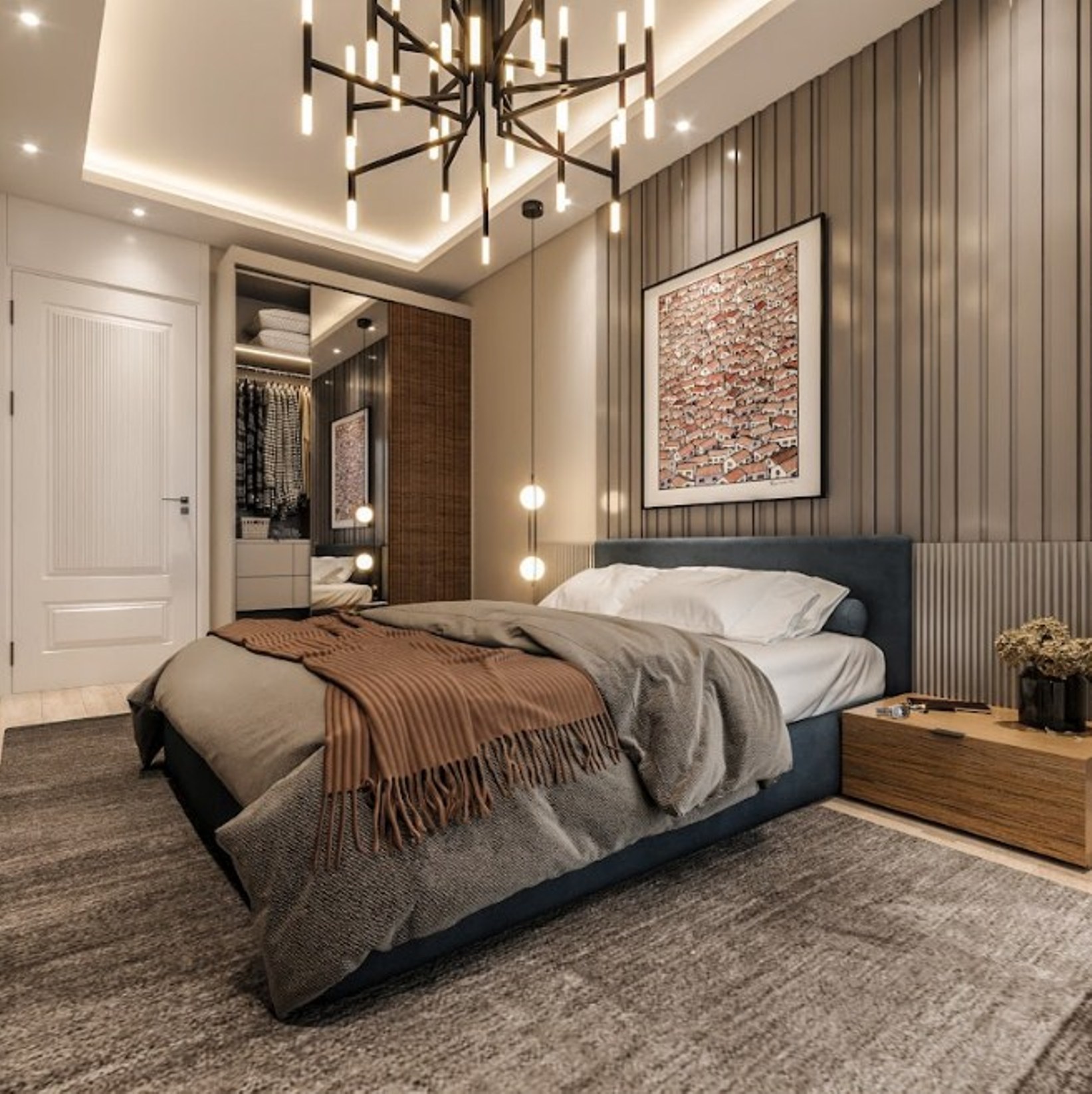 Квартира в Мерсине с видом на море