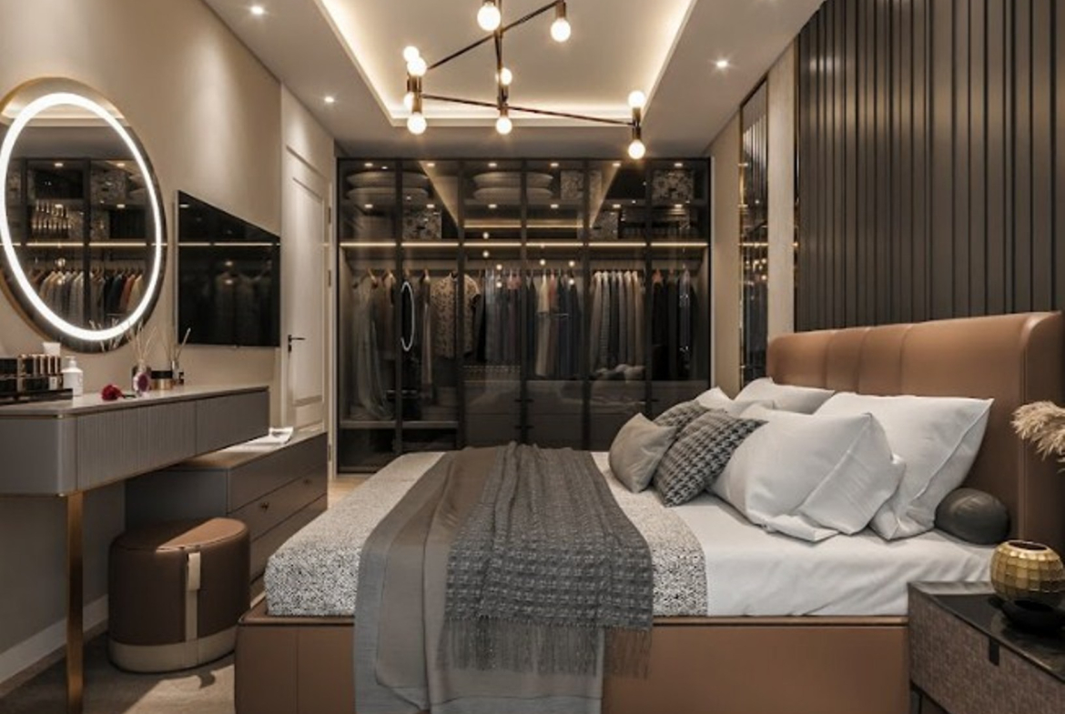 Квартира в Мерсине с видом на море