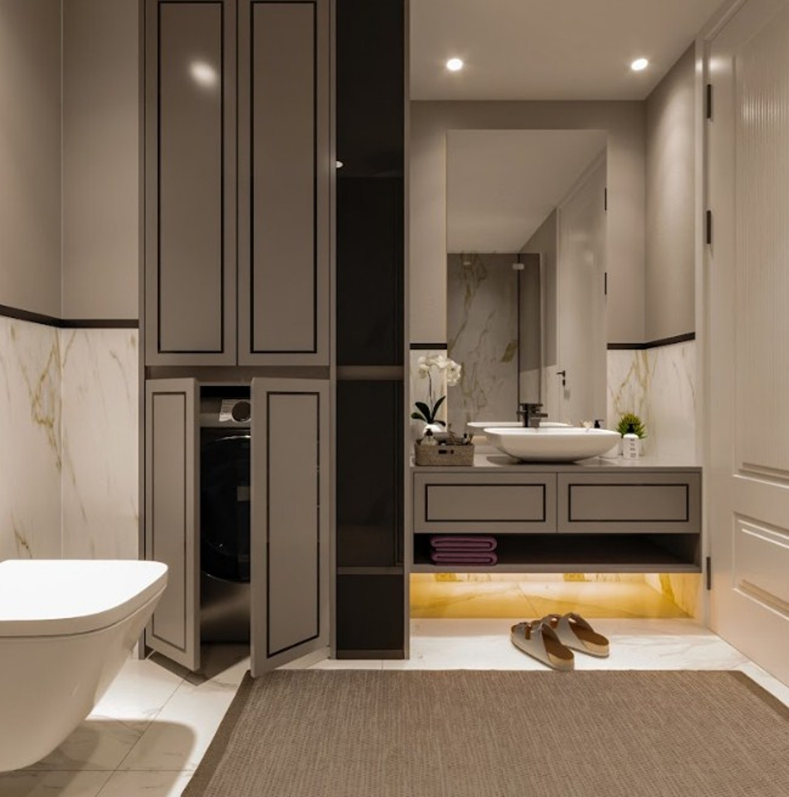 Квартира в Мерсине с видом на море