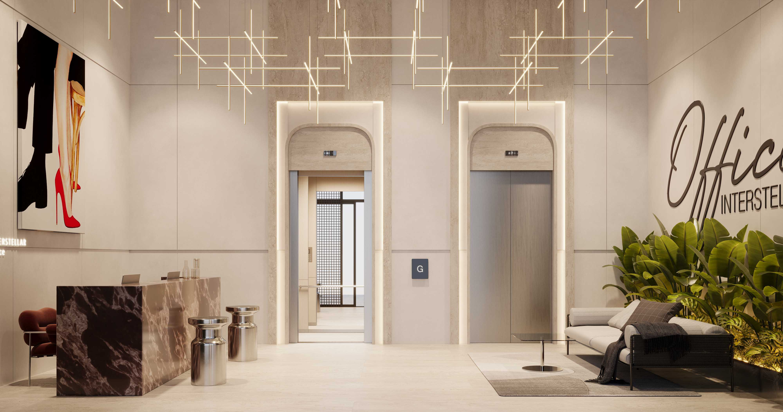 офис опен спейс